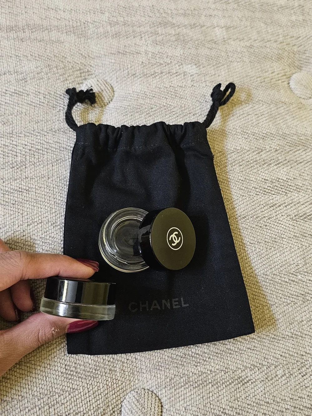 Chanel Black Drawstring Dust Bag